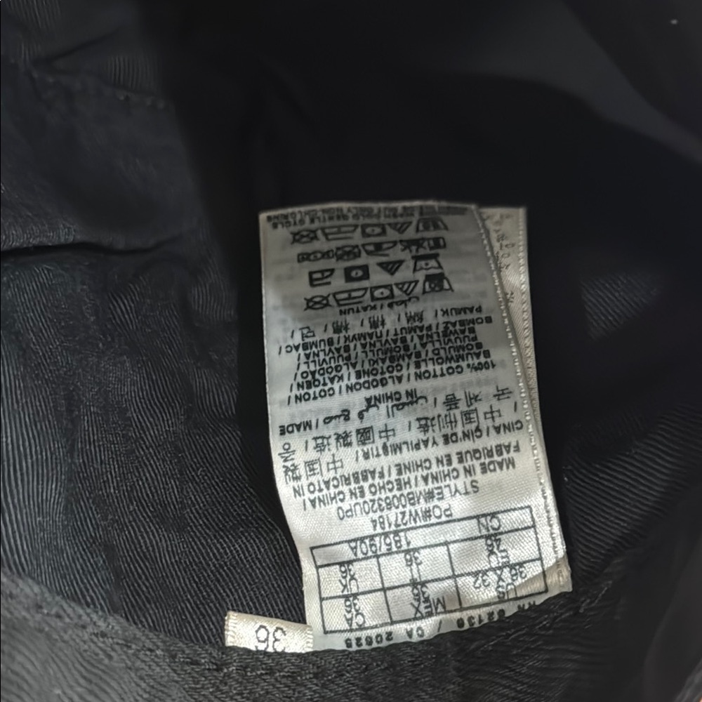 Guess Men's Lincoln slim straight Black Jeans NWT 36 x 32 - Picture 11 of 11